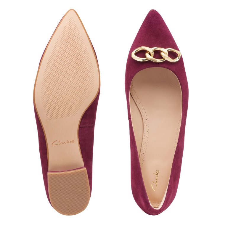 Laina 15 Ribete Clarks Merlot Ante