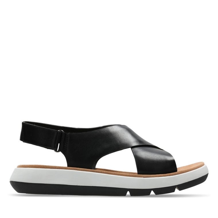Cruz Jemsa Clarks De Cuero Negro