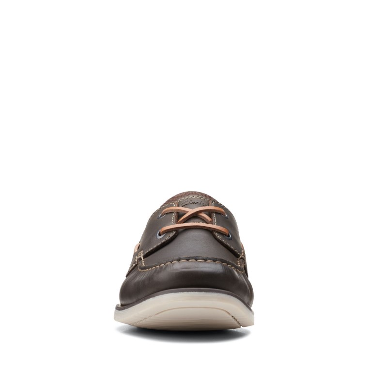 Encaje Del Mediodía Marrón Oscuro De Clarks