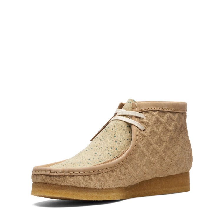 Botas Clarks Wallabee Verde Natural