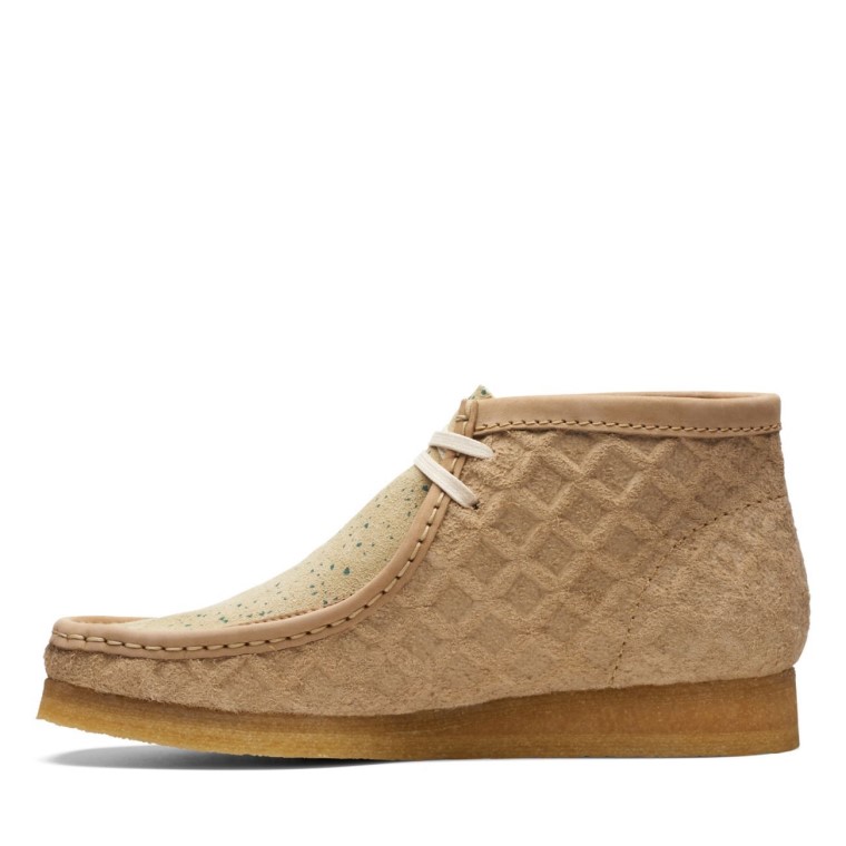 Botas Clarks Wallabee Verde Natural