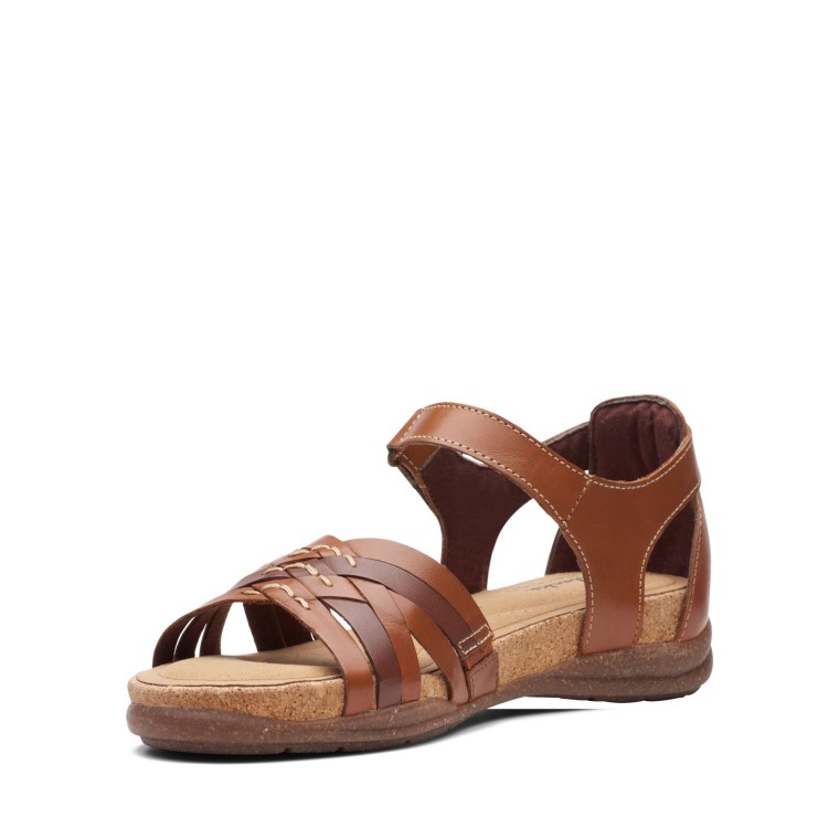 Roseville Cove Clarks Bronceado Cuero