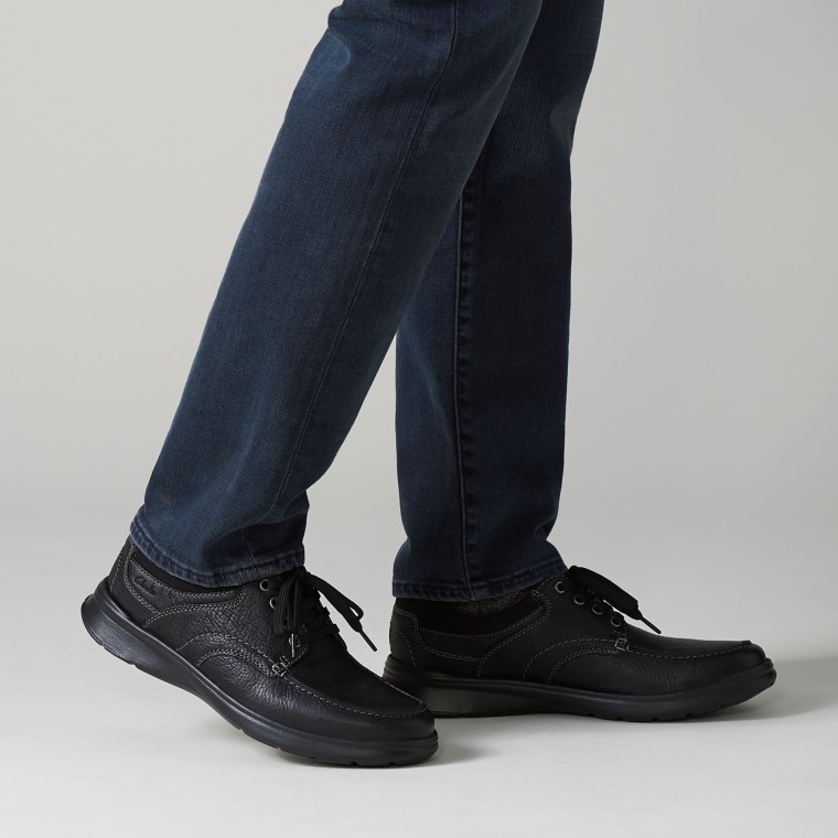 Clarks Borde Cotrell Aceitoso Negro