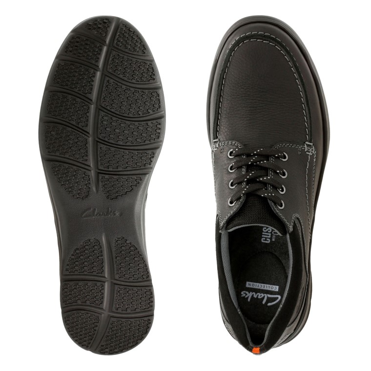 Clarks Borde Cotrell Aceitoso Negro