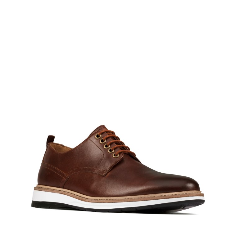 Chantry Walk Clarks Cuero Marrón Oscuro
