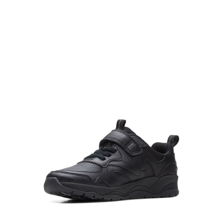 Cuero Negro Clarks C Cargador Sprint K
