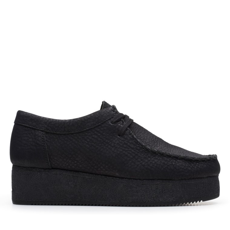 Nobuk Negro Clarks Wallacraft Bajo