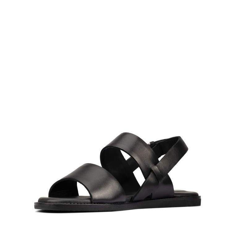 Karsea Clarks Correa De Cuero Negro