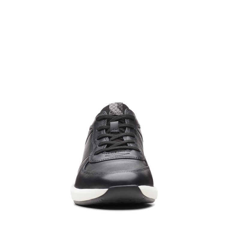 Cuero Combinado Negro Un Rio Sprint Clarks