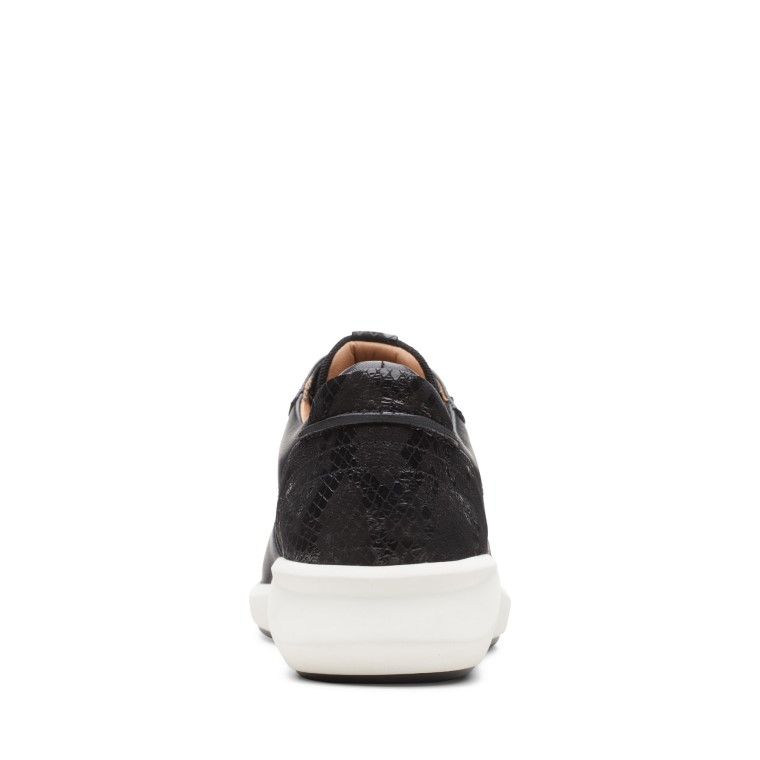 Cuero Combinado Negro Un Rio Sprint Clarks