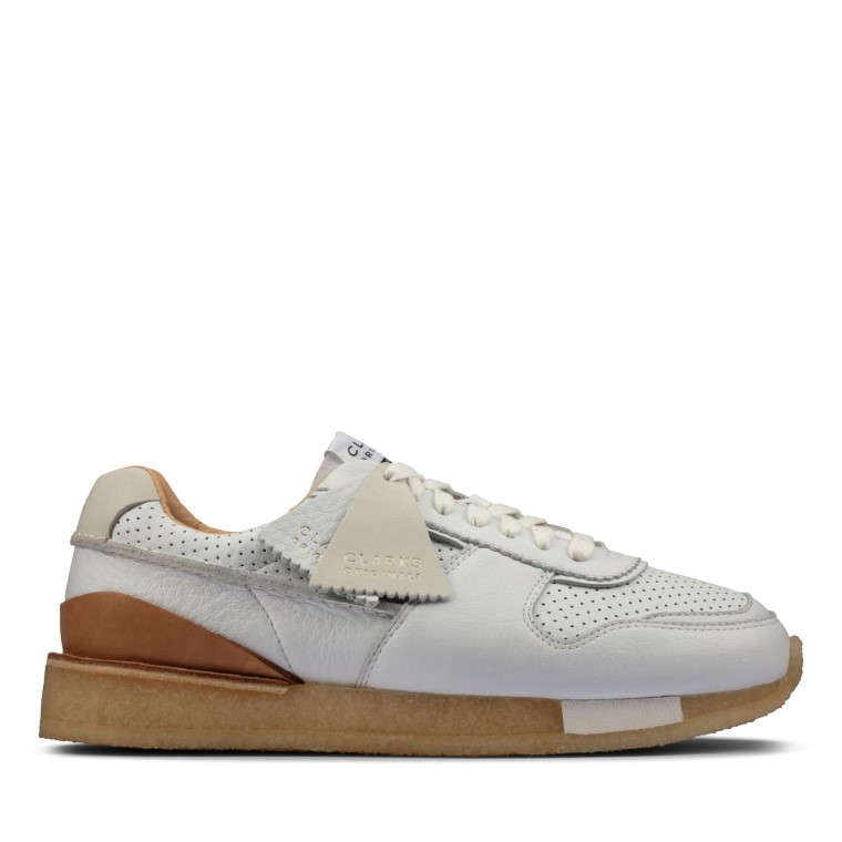 Tor Run Cuero Blanco Clarks