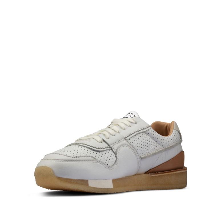 Tor Run Cuero Blanco Clarks