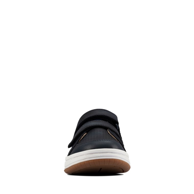 Leonado Solo K Azul Marino Cuero Clarks