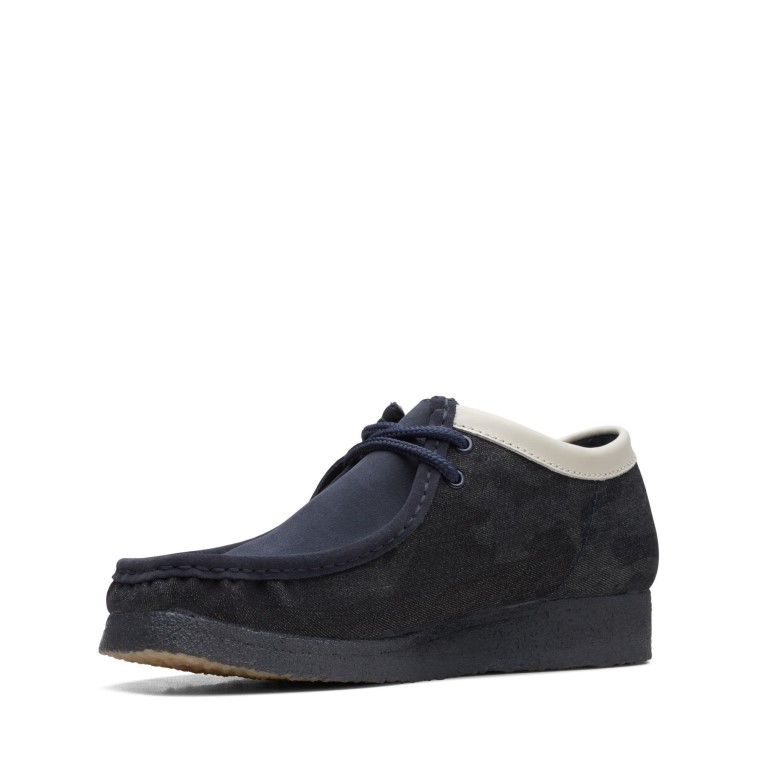 Clarks Wallabee Mezclilla Azul Syn