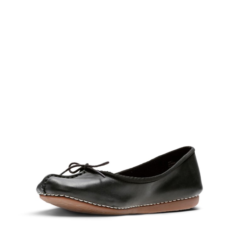 Clarks Freckle Ice Cuero Negro