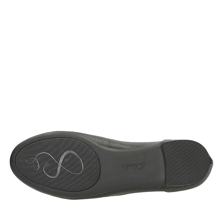 Cuero Negro Clarks Couture Bloom