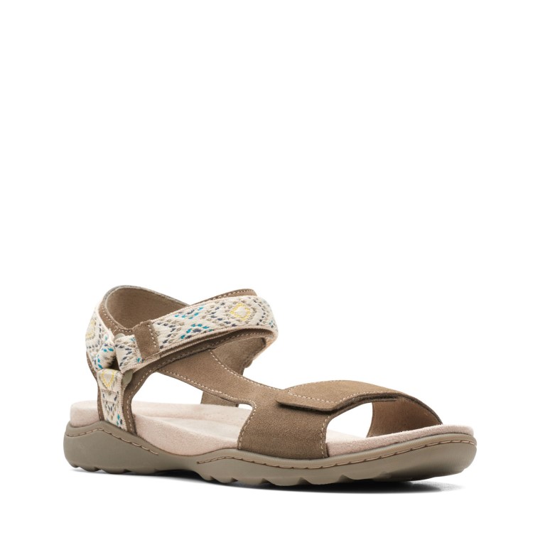 Amanda Paso Clarks Ante Verde Oliva