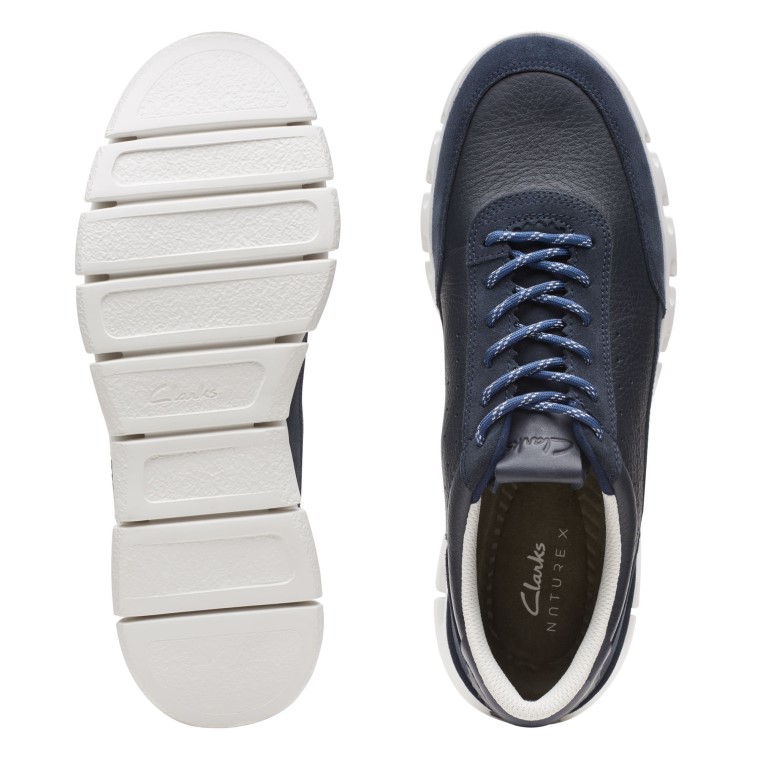 Naturaleza X Uno Clarks Azul Marino Combi
