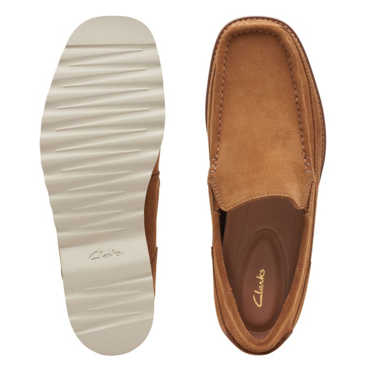 Gamuza Coñac Clarks Edge Durleigh