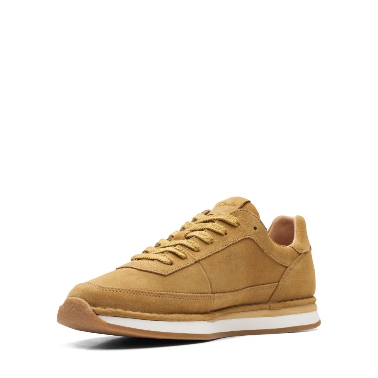 Gamuza De Roble Clarks Craft Run Encaje