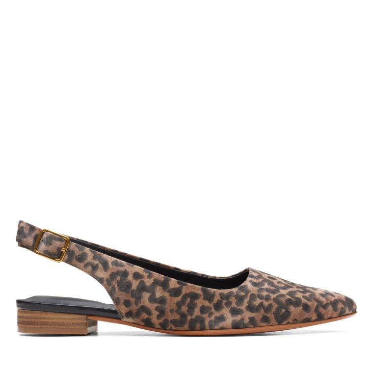 Laina 15 Bandolera Clarks Con Estampado De Leopardo