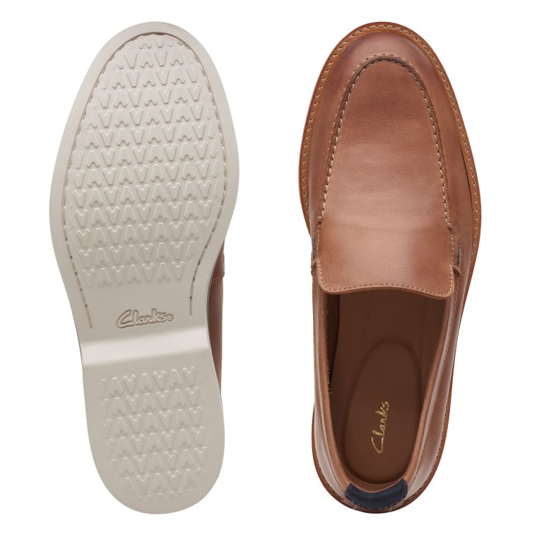 Atticuslt Edge Bronceado Oscuro Lea Clarks