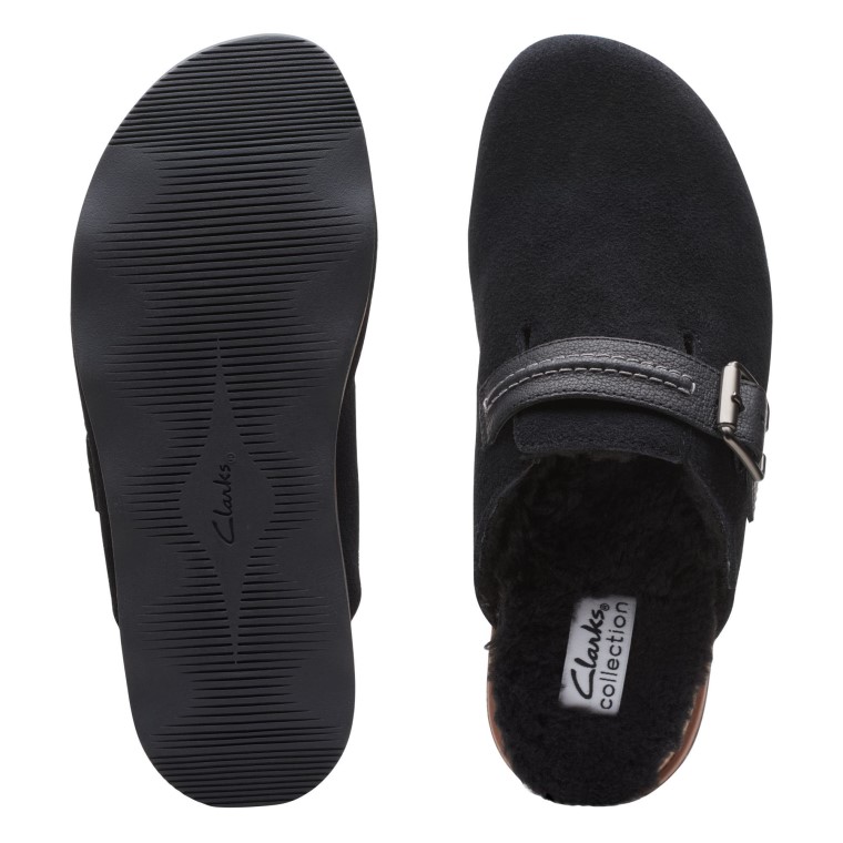 Brynn Slide Clarks Negro Sde