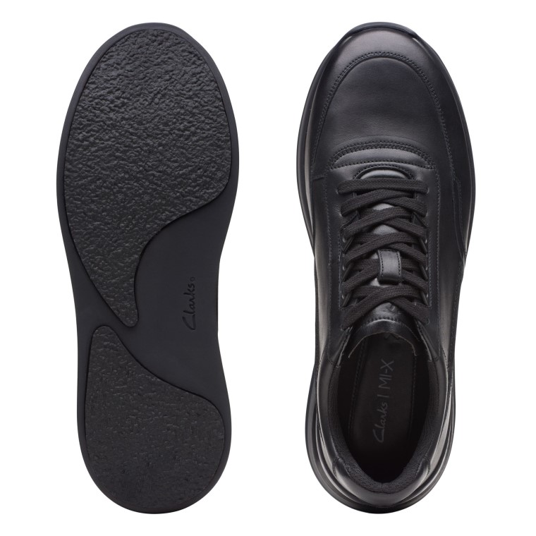 Race Lite Encaje Clarks Cuero Negro