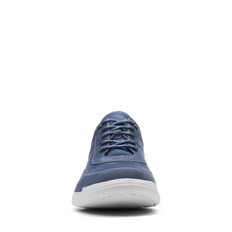 Caja Donaway Clarks Nubuck Azul Marino