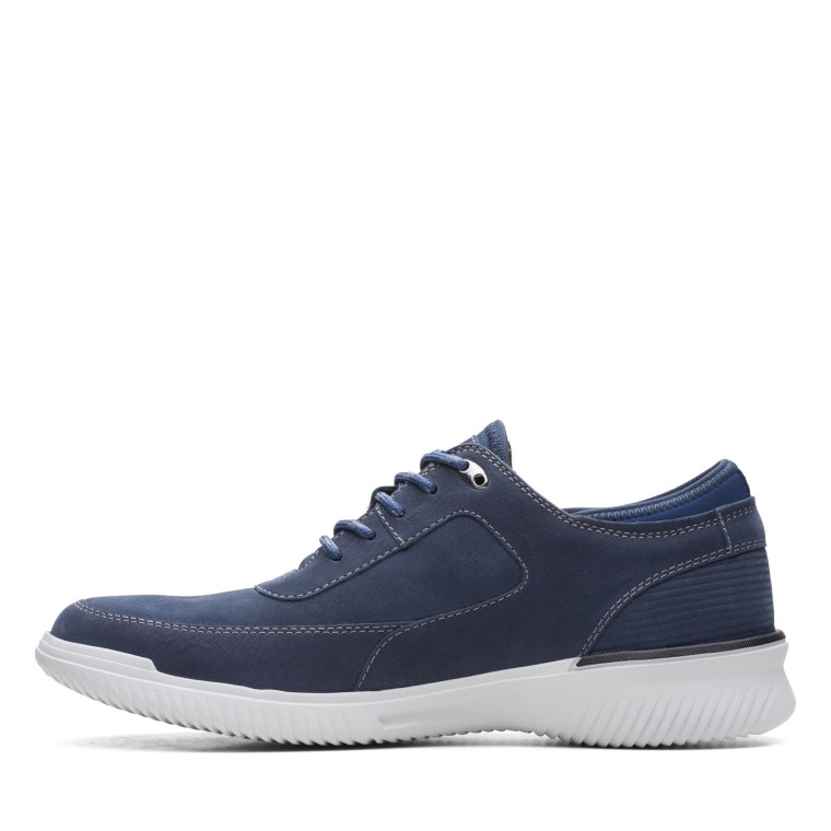 Caja Donaway Clarks Nubuck Azul Marino