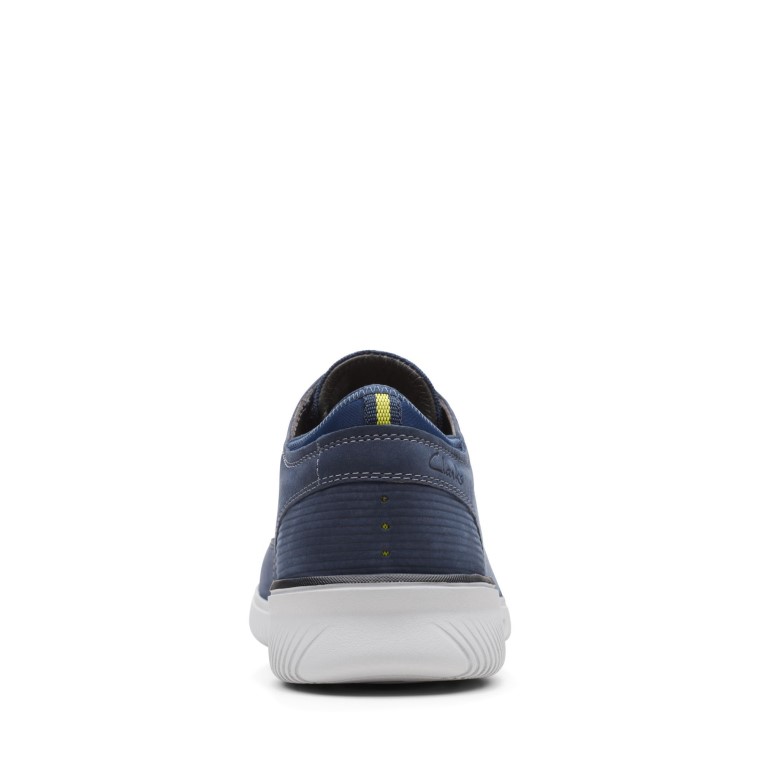 Caja Donaway Clarks Nubuck Azul Marino