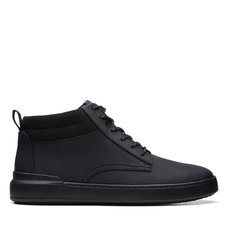 Clarks Cuero Negro Court Lite Mid