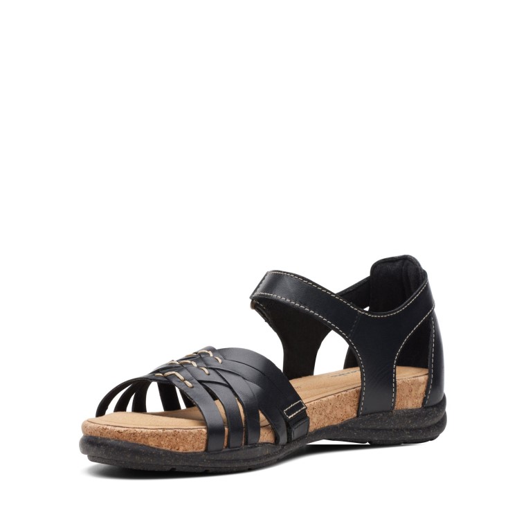Roseville Cala Clarks Cuero Negro