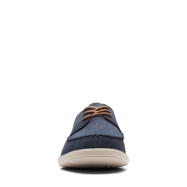 Bratton Corbata Clarks Nubuck Azul Marino