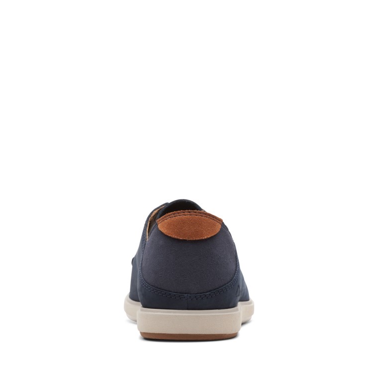 Bratton Corbata Clarks Nubuck Azul Marino