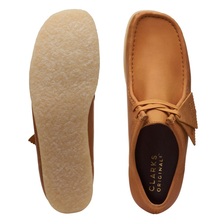 Canela Clarks Wallabee