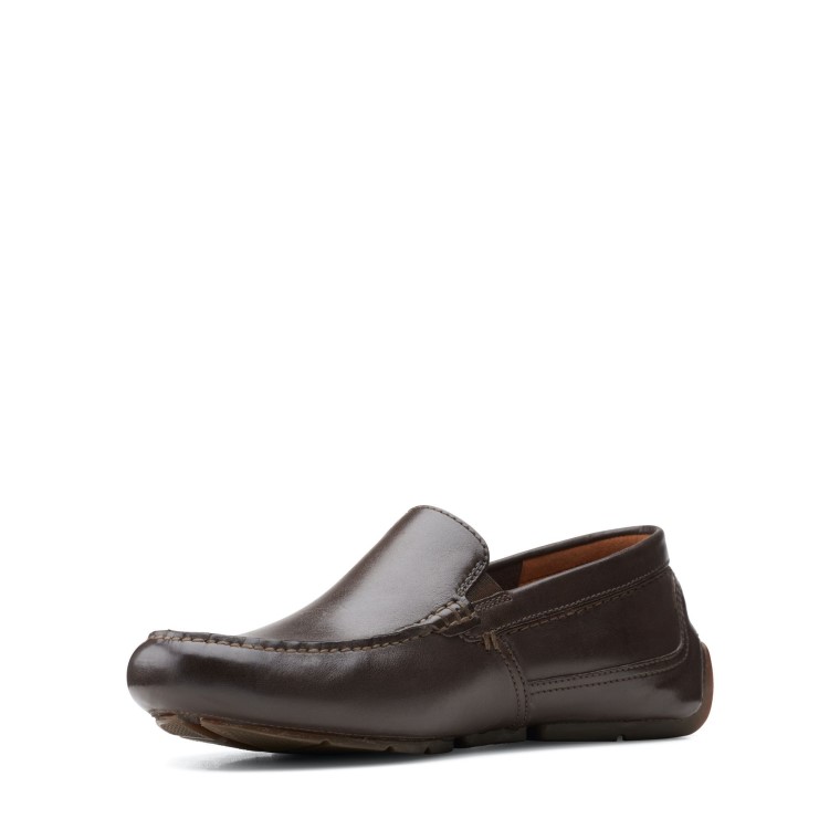 Markman Liso Clarks Marrón Oscuro Cuero