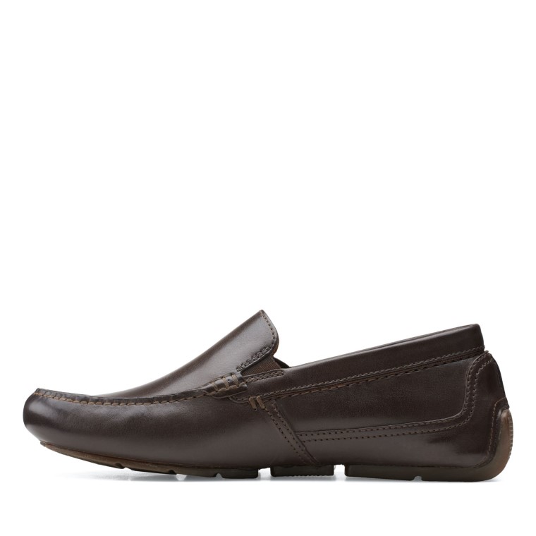 Markman Liso Clarks Marrón Oscuro Cuero
