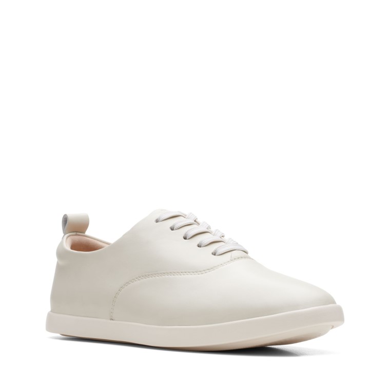 Ace Lite Corbata De Cuero Blanco Clarks