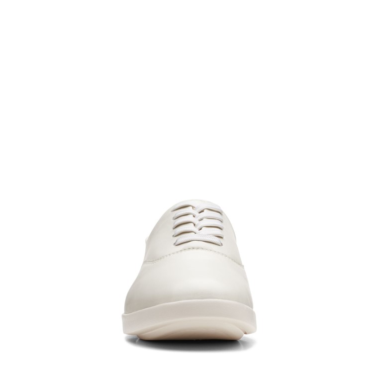 Ace Lite Corbata De Cuero Blanco Clarks