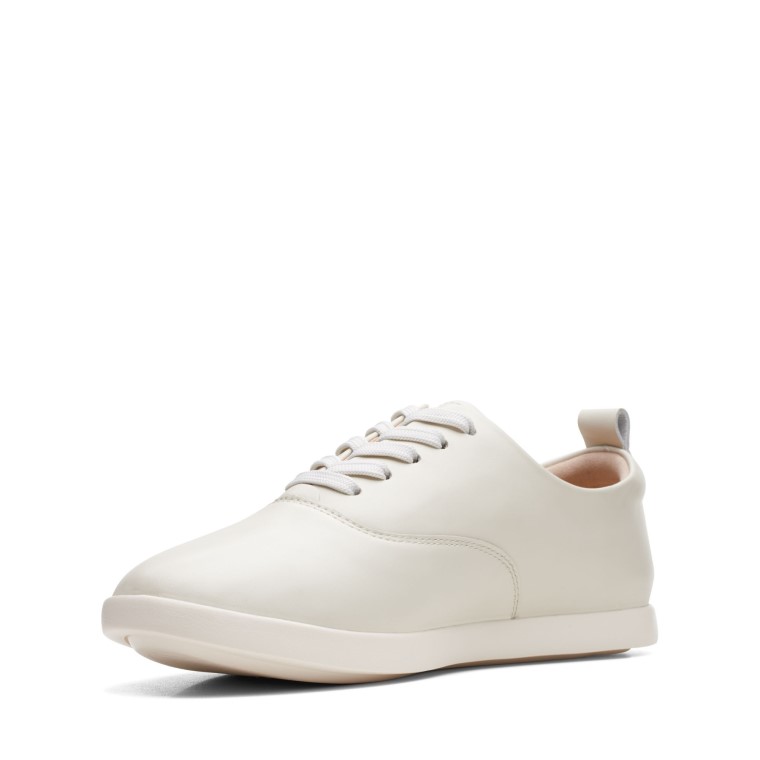 Ace Lite Corbata De Cuero Blanco Clarks