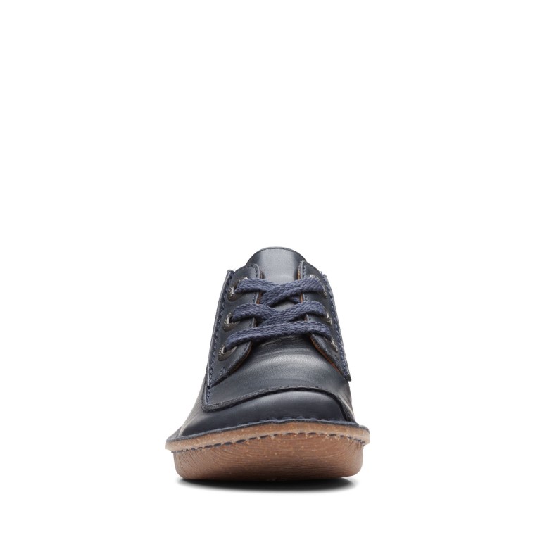 Fun Ny Dream Clarks Cuero Azul Marino