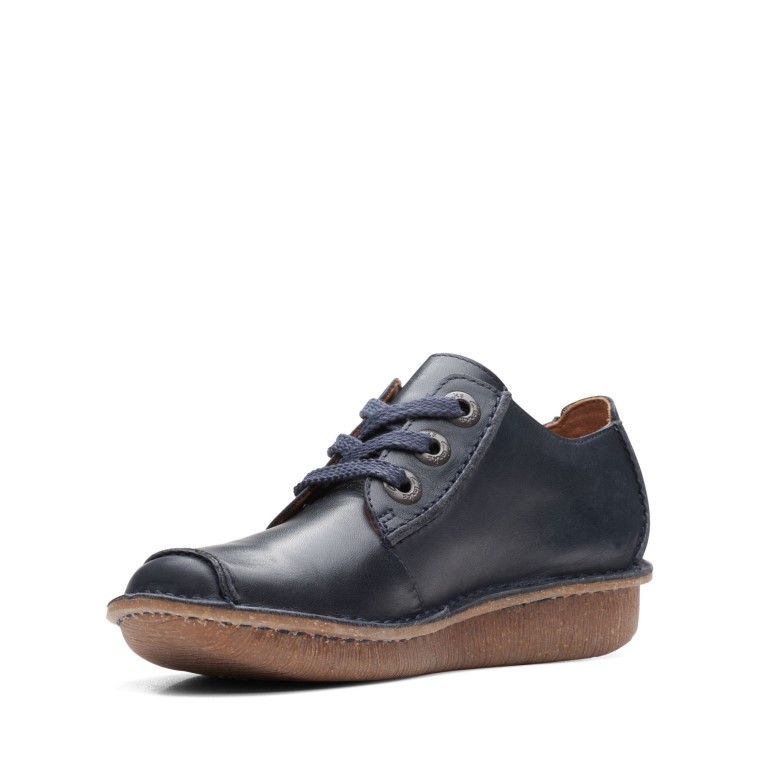 Fun Ny Dream Clarks Cuero Azul Marino
