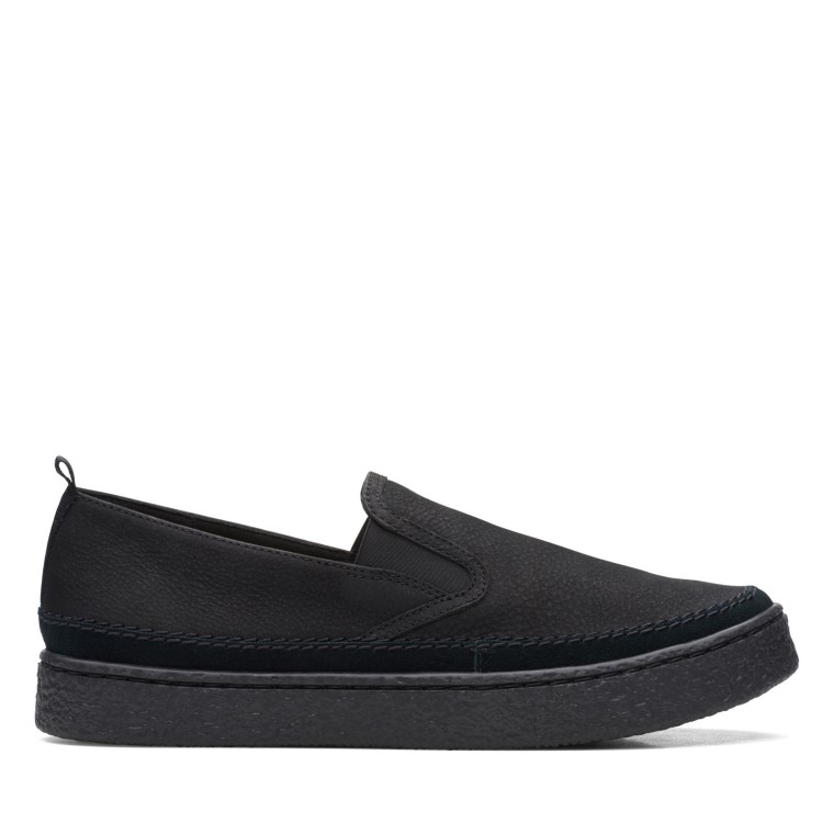 Slip Clarks Barleigh De Nubuck Negro