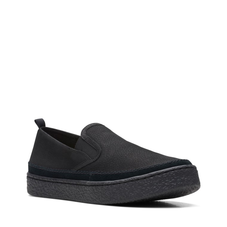 Slip Clarks Barleigh De Nubuck Negro