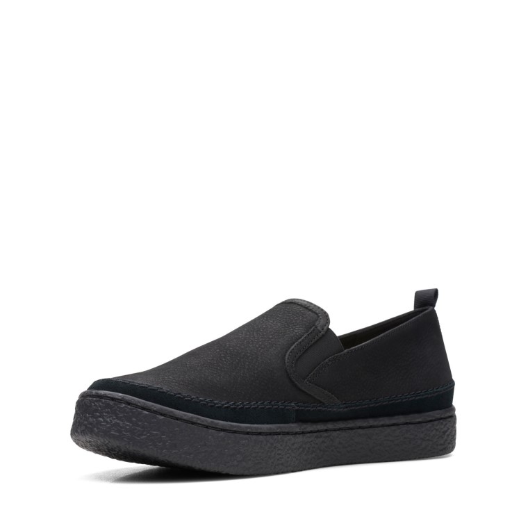Slip Clarks Barleigh De Nubuck Negro