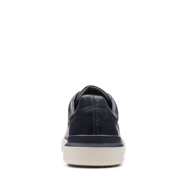 Corte Lite Encaje Clarks Azul Marino Cuero
