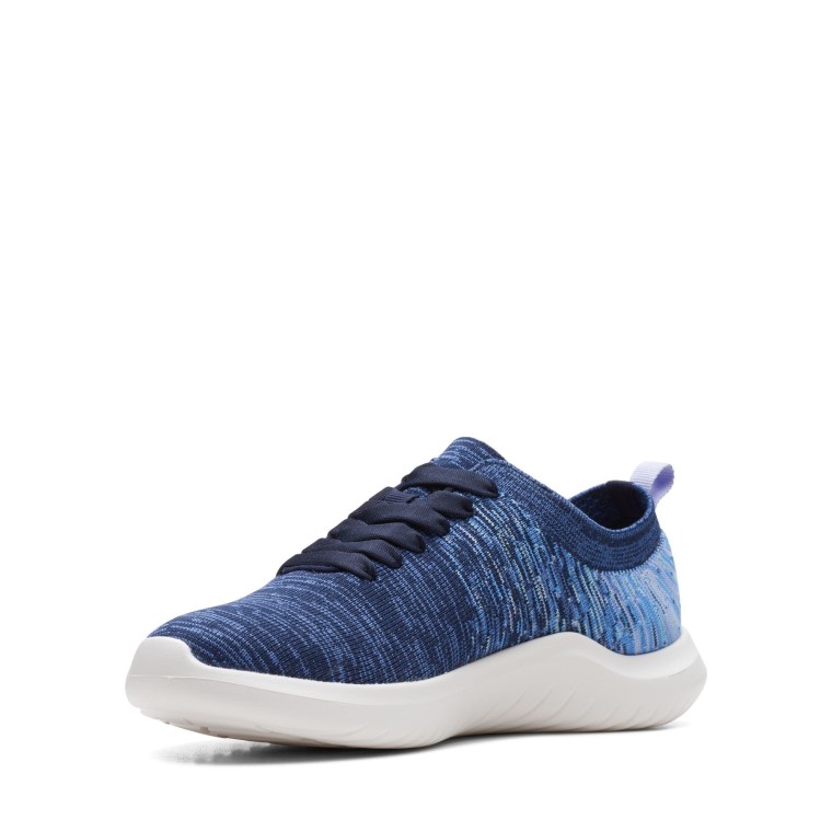 Azul Marino Oscuro Combi Nova Brillo Clarks
