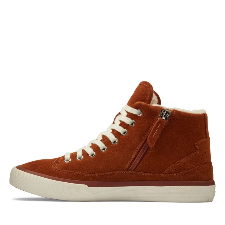 Apresuradamente Zip Hola Tan Cálido Gamuza Forrada Clarks