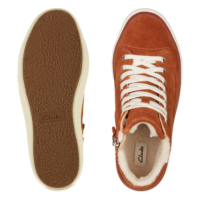 Apresuradamente Zip Hola Tan Cálido Gamuza Forrada Clarks
